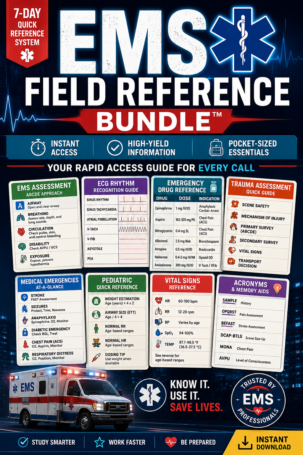 EMS Field Reference Bundle™