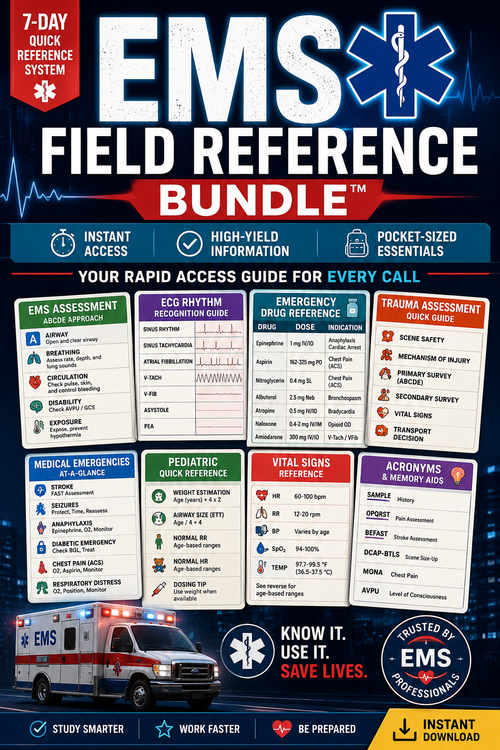 EMS Field Reference Bundle™